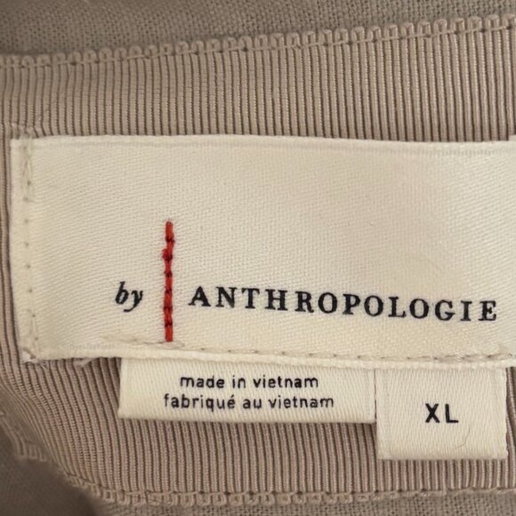 Anthropologie Cap-Sleeve V-Neck Ruched Slim Midi Dress (XL) - Picture 7 of 7